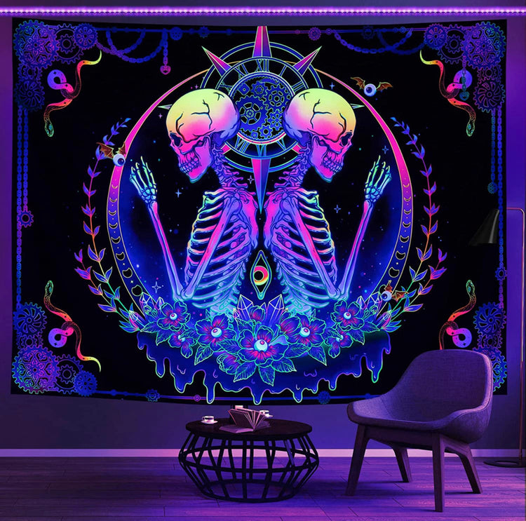 Blacklight/Regular Tapestry