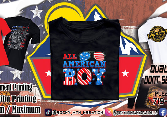 All American Boy T/ All American Girl T (YOUTH)