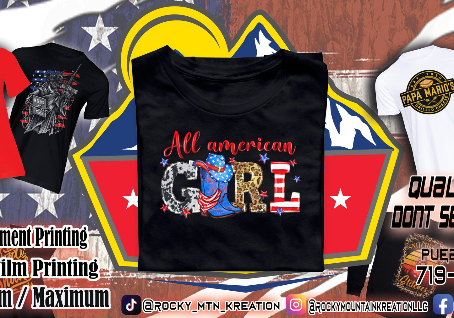 All American Boy T/ All American Girl T (YOUTH)