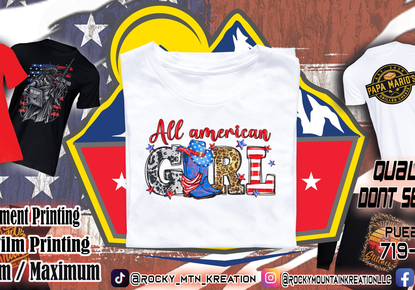 All American Boy T/ All American Girl T (YOUTH)